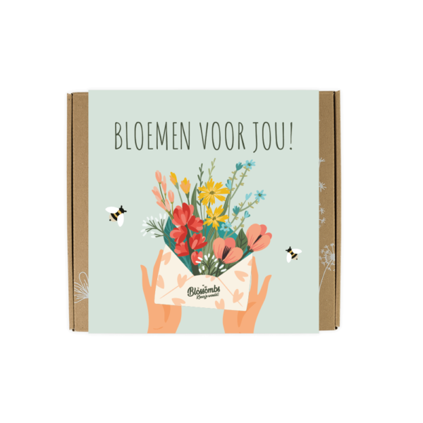 Giftbox Bloemen voor jou