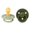 Spenen 2 stuks Sage/Hunter Green