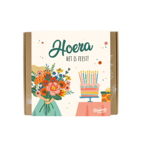 Giftbox medium "Hoera"