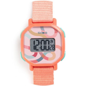 Digitaal Horloge Pastel Volute